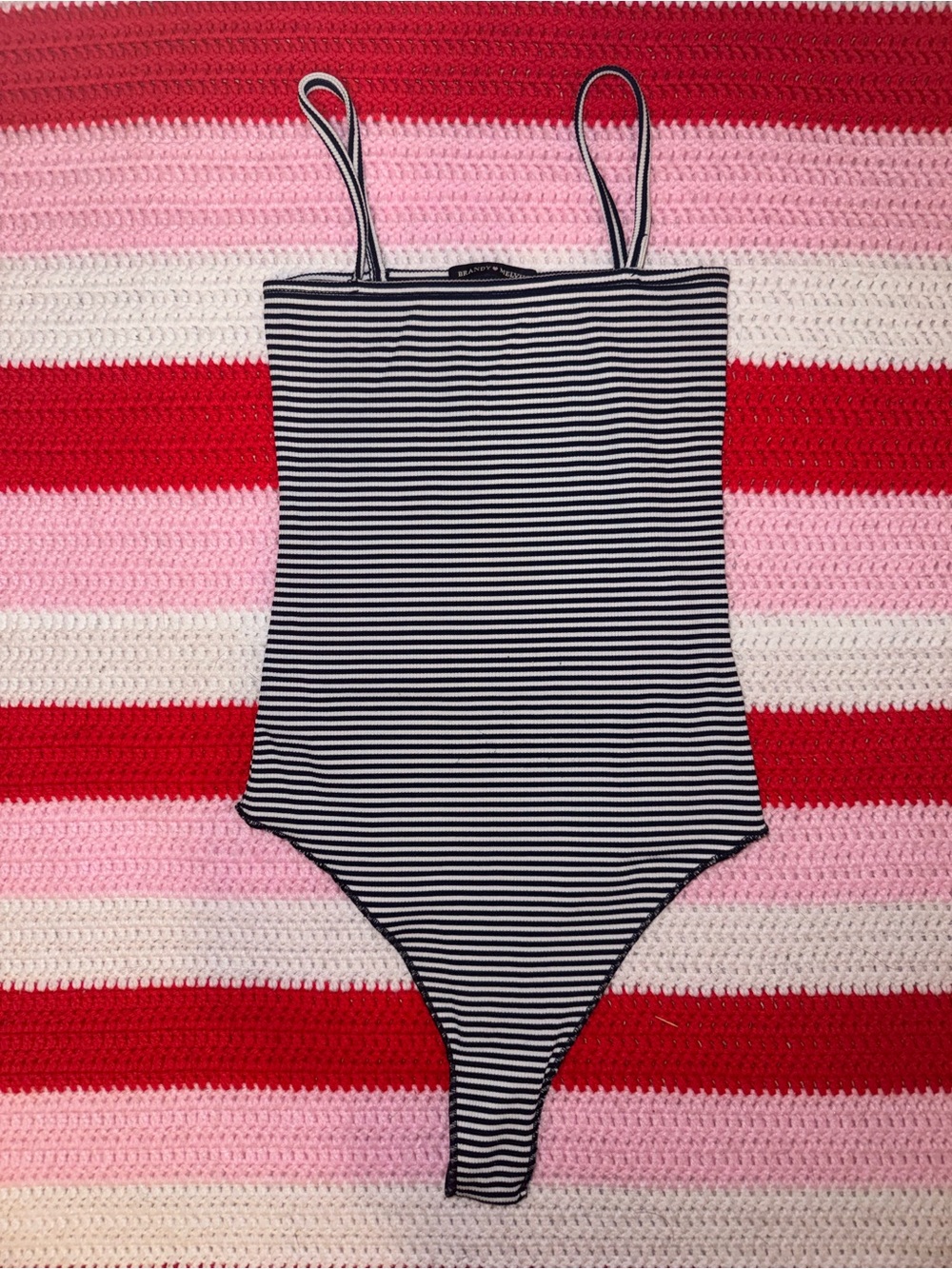 Brandy Melville Striped Bodysuit